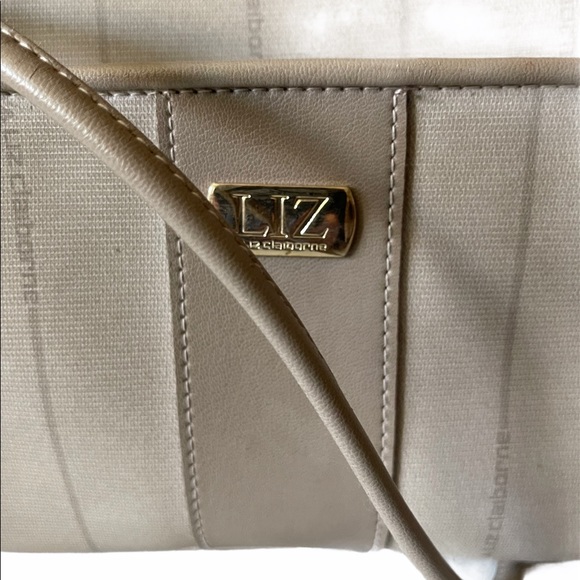Liz Claiborne Vintage Monogram Crossbody Purse 90s - Picture 6 of 15